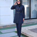 مانتو شلوار اداری پارچه فیونا